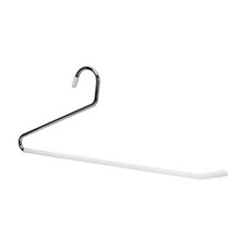 100 Pc 15" Chrome Slacks Trouser Hangers Metal Open-End Non Slip Hanging Clothes