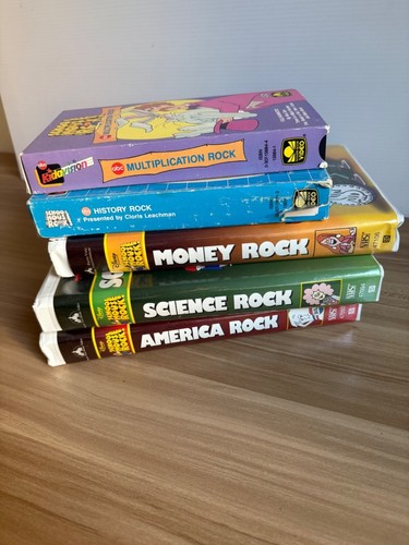 Schoolhouse Rock 5 VHS Video America Science Money Multiplication History