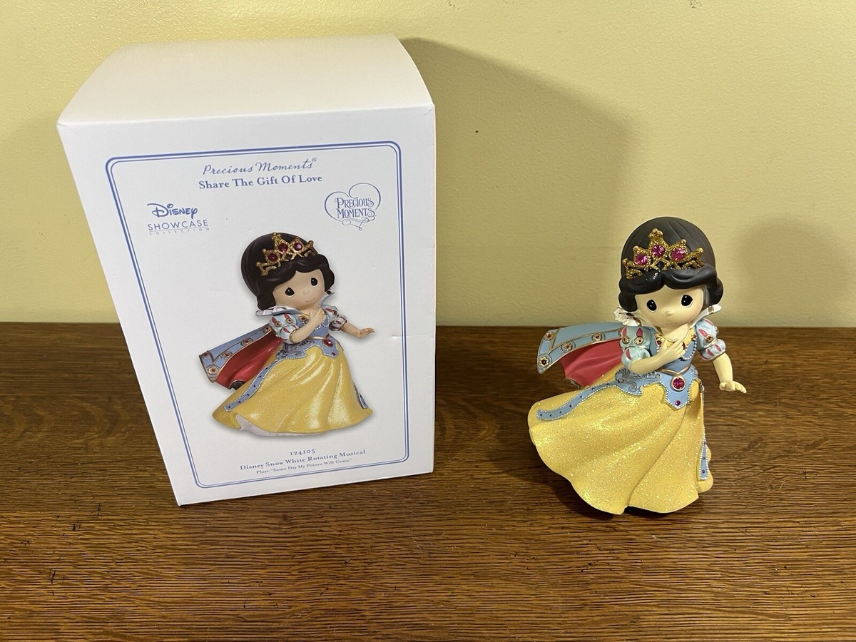 Precious Moments Disney Snow White Music Box Statue Figure 124105