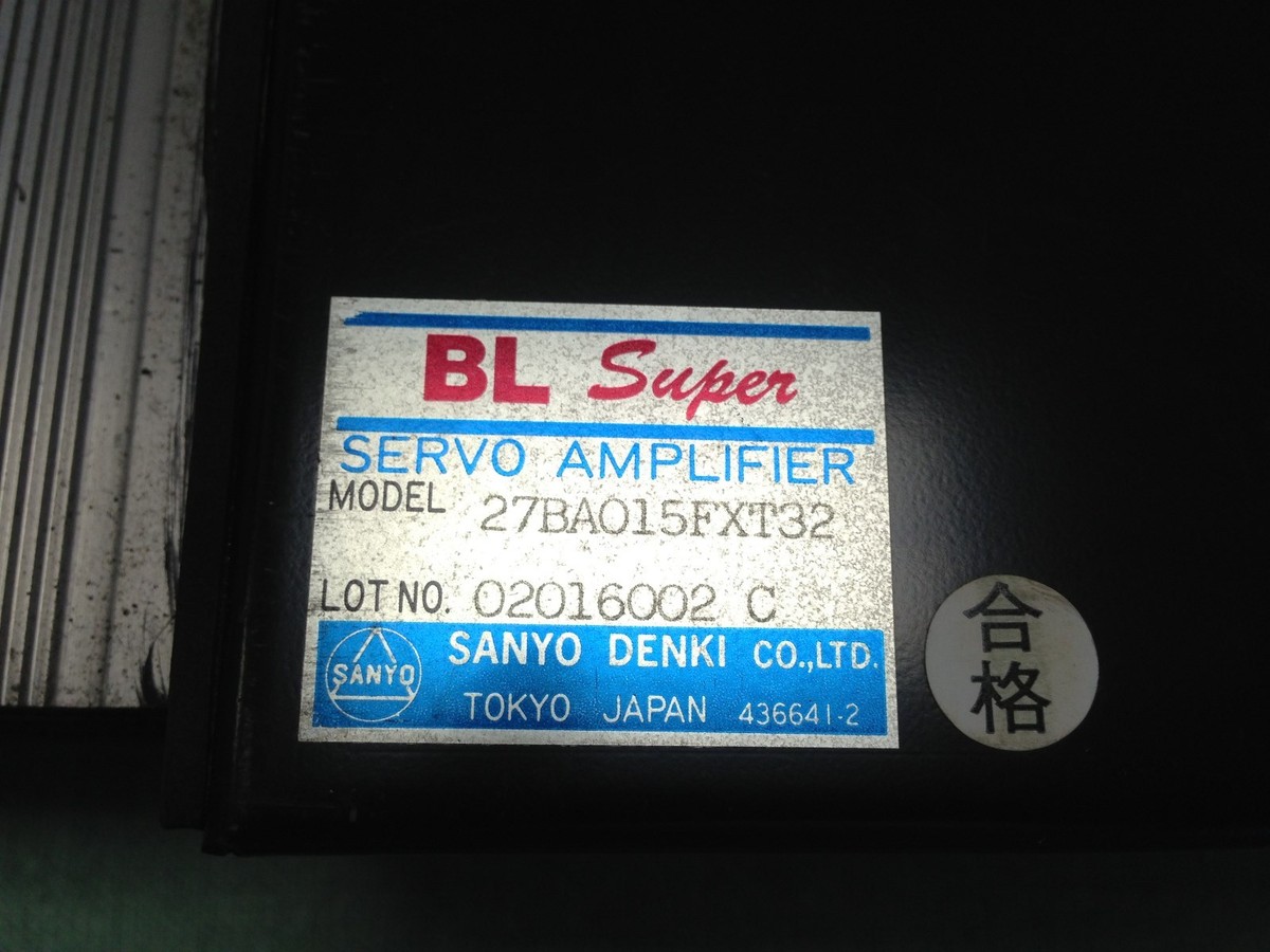 KAWASAKI/ SANYO DENKI 27BA015FXT32 BL SUPER SERVO AMPLIFIER,TD | eBay