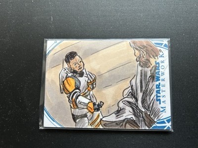 Star Wars Masterworks Trading Cards Sketchkarte