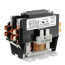 BOJACK 1 Poles FLA 30 Amp Coil 24 VAC Air Conditioner Condenser Compressor Conta