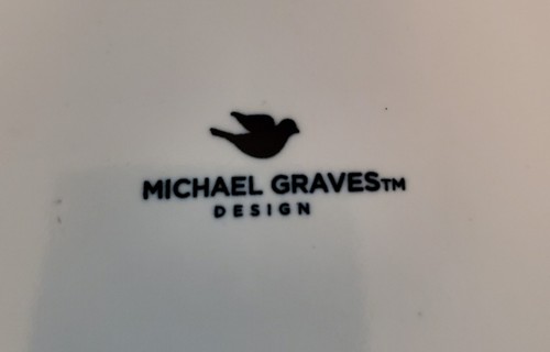 Michael Graves Ceramic White Cheese Platter With Wooden Cutting Board 15" - Picture 5 of 9