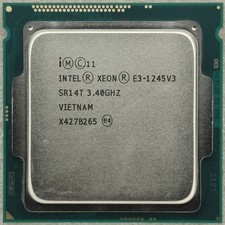 Intel Xeon E3-1245 v3 3.4 GHz LGA1150 4 cores 8 threads SR14T CPU Processor 8 MB