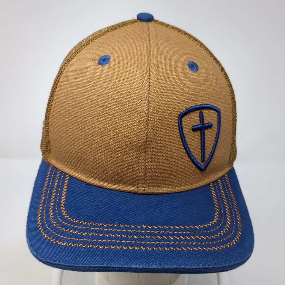 Sombrero de camionero Cross Shield Snapback multi talla única malla ajustable espalda Kerusso Foto 2 de 4