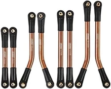 INJORA High Clearance 4 Links Set Stainless Steel Links Set for SCX24 C10 JLU Br