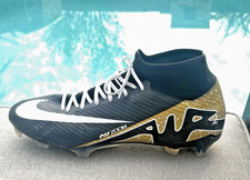 Gold Nike Air Zoom Mercurial Superfly 9 Academy FG/MG Black / Men Sz 13