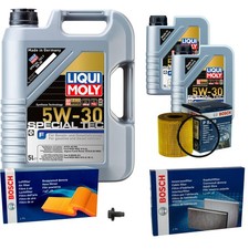 BOSCH Inspektionspaket 7 L Liqui Moly Special Tec F 5W-30 für Land Rover Range BOSCH Inspektionspaket 7 L Liqui Moly Special Tec F 5W-30 für Land Rover Range