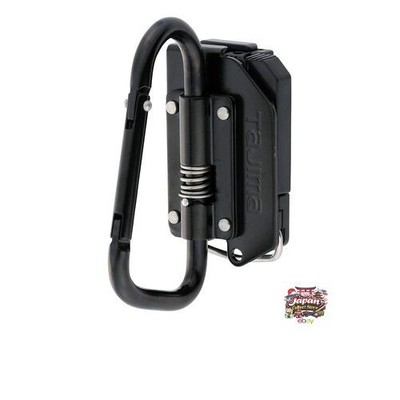 Tajima Safe System Detachable Tool Holder High-Strength Steel Folding Carabiner