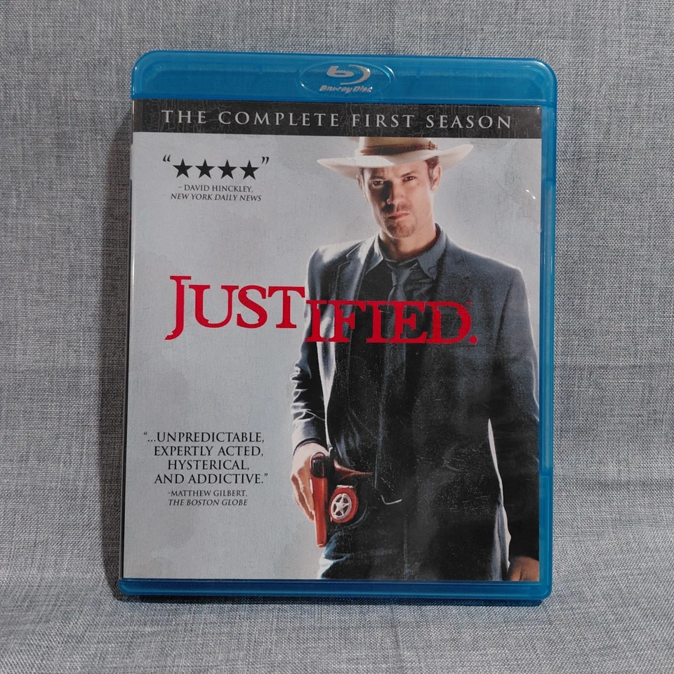 Justified The Complete First & Second Seasons Blu-ray Timothy Olyphant EUC Foto 2 de 4
