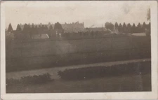 Formal Garden Ornate Architecture Guantánamo 1911 RPPC Postcard