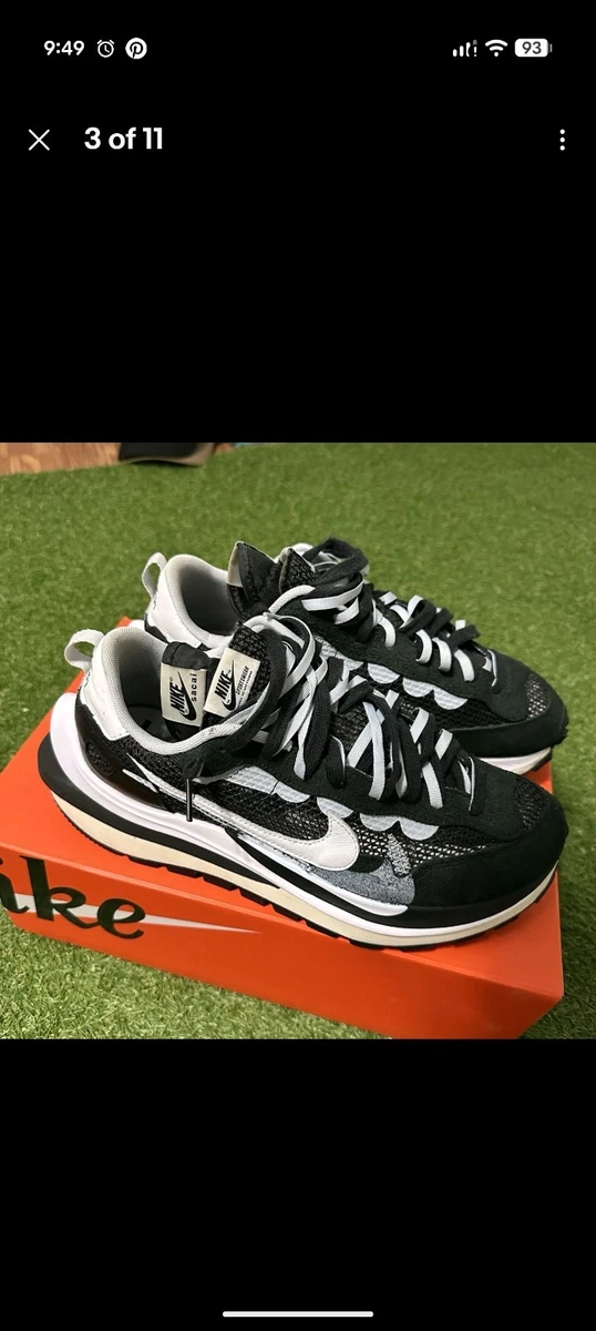 Nike sacai x VaporWaffle Black White for Sale | Authenticity