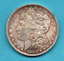 1883 SILVER MORGAN DOLLAR COIN. NEW ORLEANS MINT. USA. UNITED STATES OF AMERICA