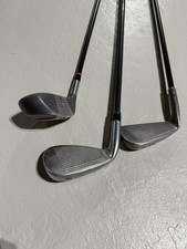 TaylorMade Burner Plus 8-Iron, Cobra Baffler Steel 5-Hybrid, Cobra 100i Iron
