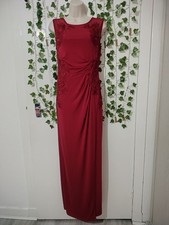 Bodyflirt boutique red long bodycon dress with lace design size S