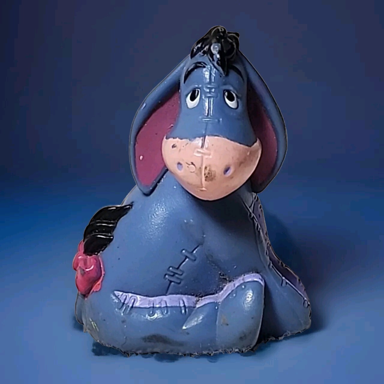 Vintage Winnie The Pooh Eeyore Figurine, 3", Disney Eeyore