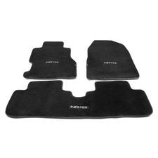 Fits 02-03 Civic Si 3-door Ep3 K20a3 Deluxe Fiber Nylon Black Floor Matscarpet