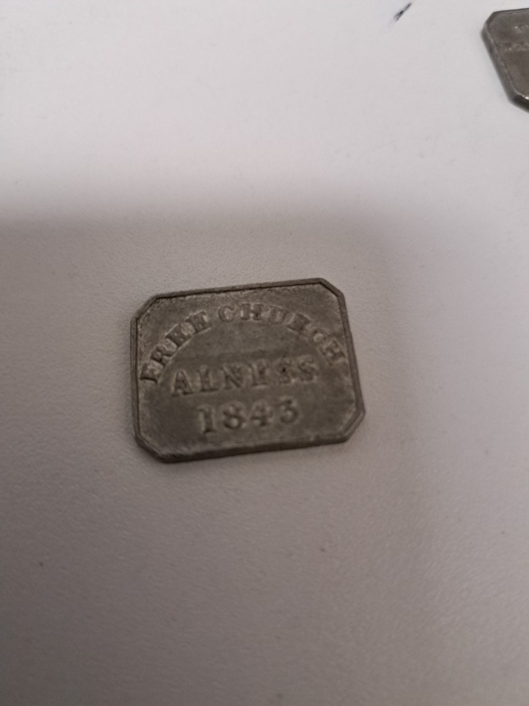 Free Church Alness 1843 x 6 Tokens ..RareCollectable.  Scotland