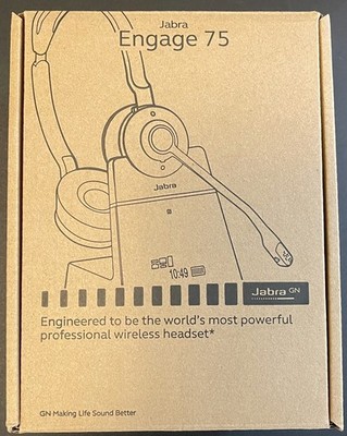 **Brand New** JABRA ENGAGE 75 STEREO (SE) WIRELESS HEADSET DECT - 9659-583-125