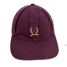 Tommy Hilfiger Baseball Cap Burgundy Vintage ...