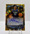 ACADEN LEWIS 2025-26 Bowman Sapphire Rookie Gold Auto /50 1st Villanova Miami