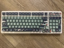 Custom Wireless Mechanical Keyboard Jungle Themed Keycaps