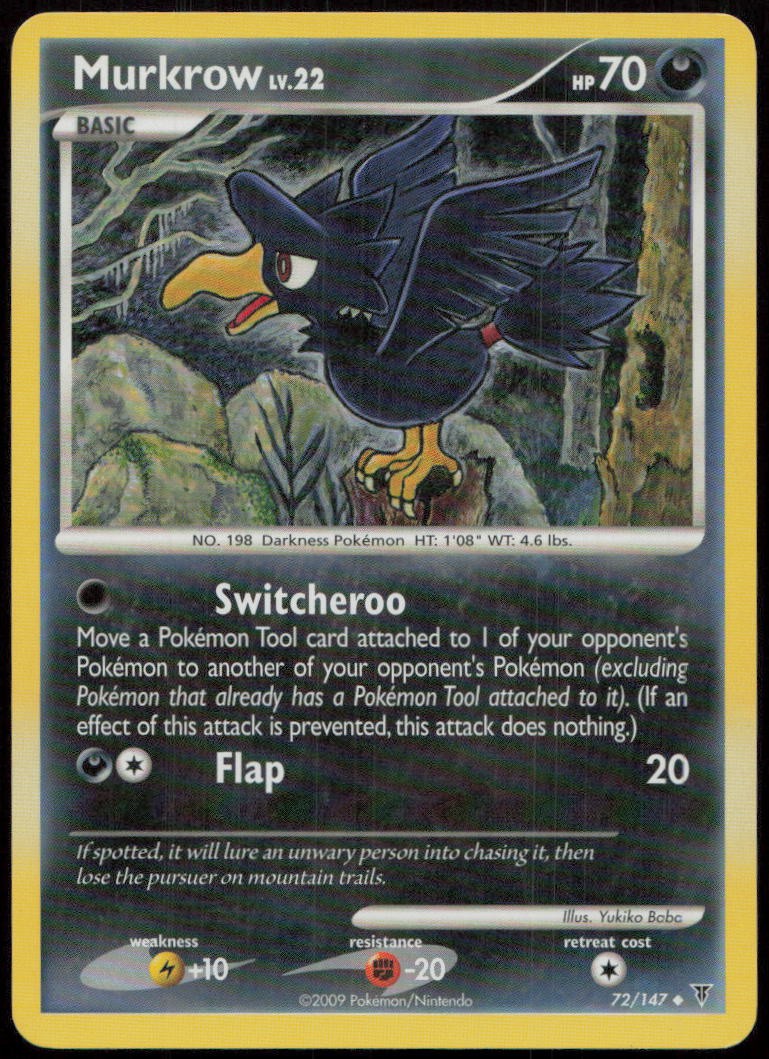 Murkrow 72/147 MP Supreme Victors Uncommon Pokemon