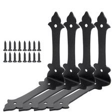 4 PCS Metal Furniture Corner Guards Decorative Bracket Embellishments 4 Inch