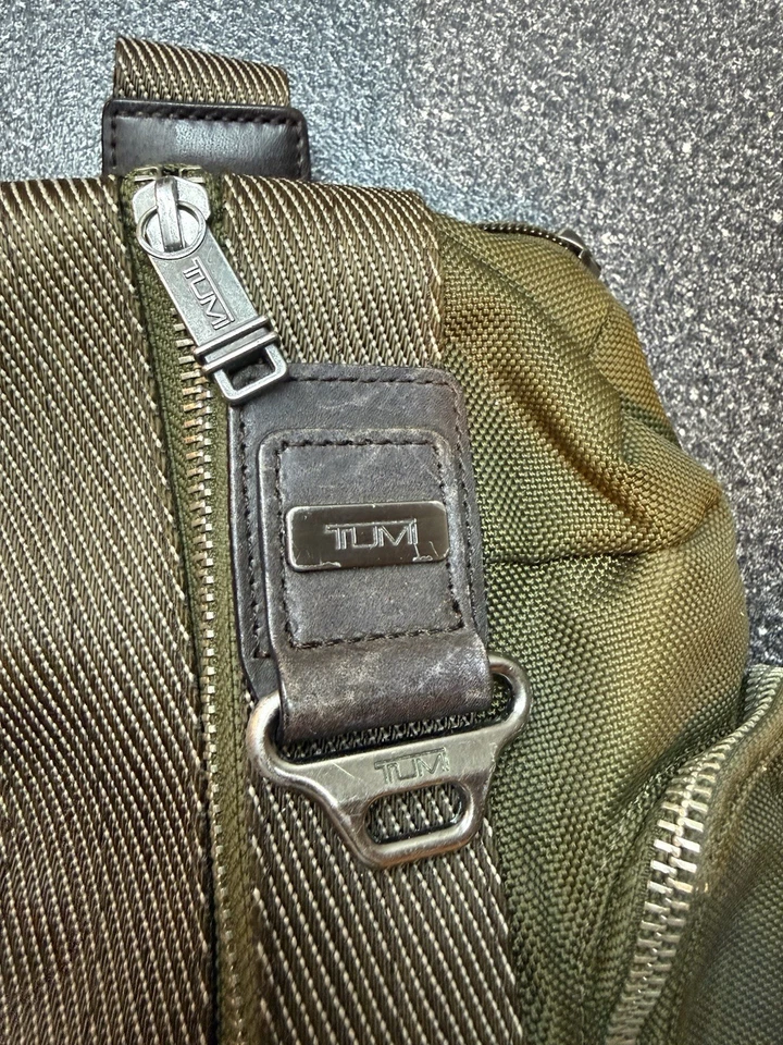 Tumi Alpha Bravo Monterrey Sling Bag Backpack Green - Image 3 of 4