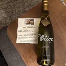White Truffle Extra Virgin Olive Italy Oil-375ml/12.7 Oz NEW Sealed