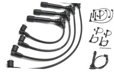 7mm Ignition Spark Plug Wire Set of 4 Compatible with Hyundai Elantra Tiburon
