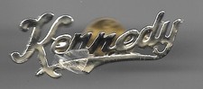 John F. Kennedy Script Lettering Political Campaign Clutchback Pin