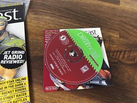 Dreamcast Magazine Sega NFL 2K1 Issue 9 December 2000 w/disc in shrink, stickers