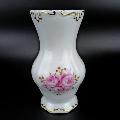 Weimar Porzellan Vase Art Deco 20er 30er Jahre floral Blumendekor ca. 13,5cm