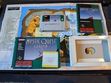 Mystic Quest Legend Super Nintendo SNES complete +  manual, map, Tested Working