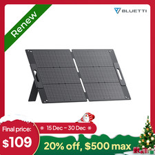 BLUETTI 100W Foldable Portable Solar Panel for Power Station for Camping Trip
