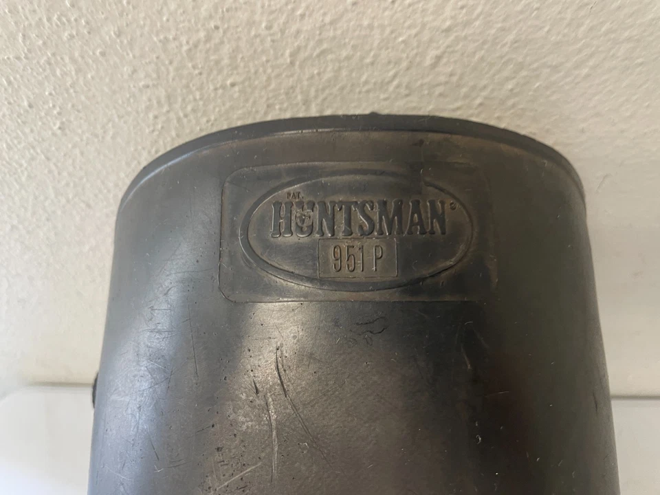 Capucha/casco de soldadura Huntsman 951P vintage con filtro de lente verde soldadura Foto 2 de 4