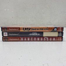 PlayStation 2 Bundle: The Urbz - Sims in the City, Tomb Raider & Namco Museum