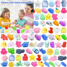 100Pcs Mochi Squishy Toy Individually Wrapped Toys for Kids Party...