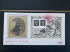 03/05/1990 GB SILK FDC: PENNY BLACK ANNIVERSARY Mini Sheet w/ Postal Museum SHS