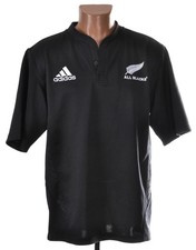 NEW ZEALAND ALL BLACKS 2007 HOME RUGBY UNION SHIRT JERSEY ADIDAS SIZE L ADULT