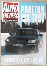 Volkswagen Phaeton Road Test Brochure 2002 - 3.2 V6  5.0 V10  6.0 W12