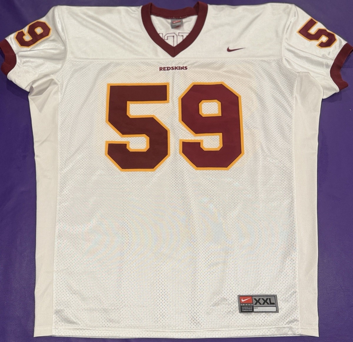 Authentic London Fletcher #59 Washington Redskins Nike Jersey XXL