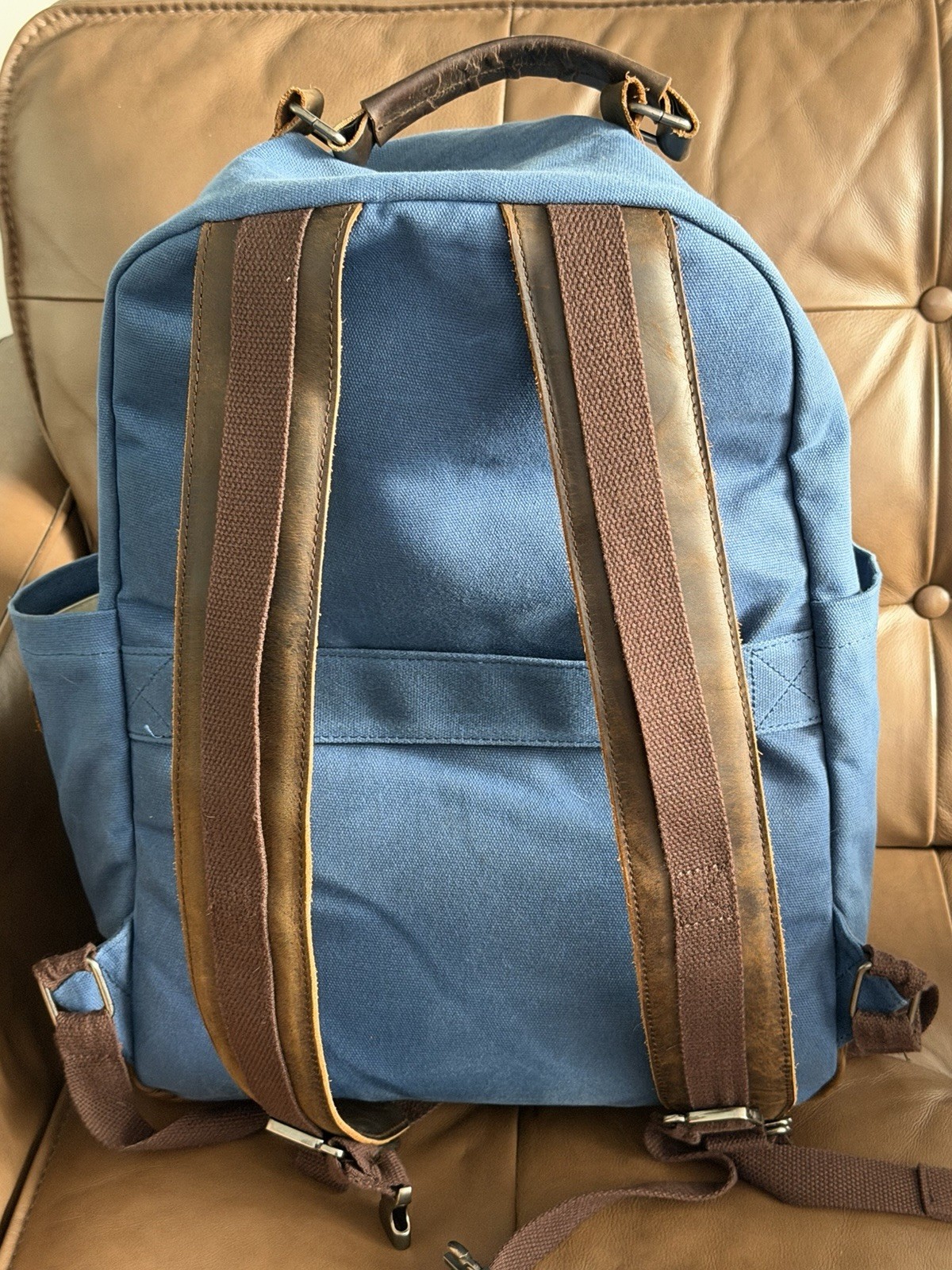 Double Oak Essentials Backpack Blue 20L - image 2