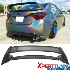 Fits 14-21 Toyota Corolla Sedan 4-Door Mugen ABS Rear Trunk Spoiler Wing