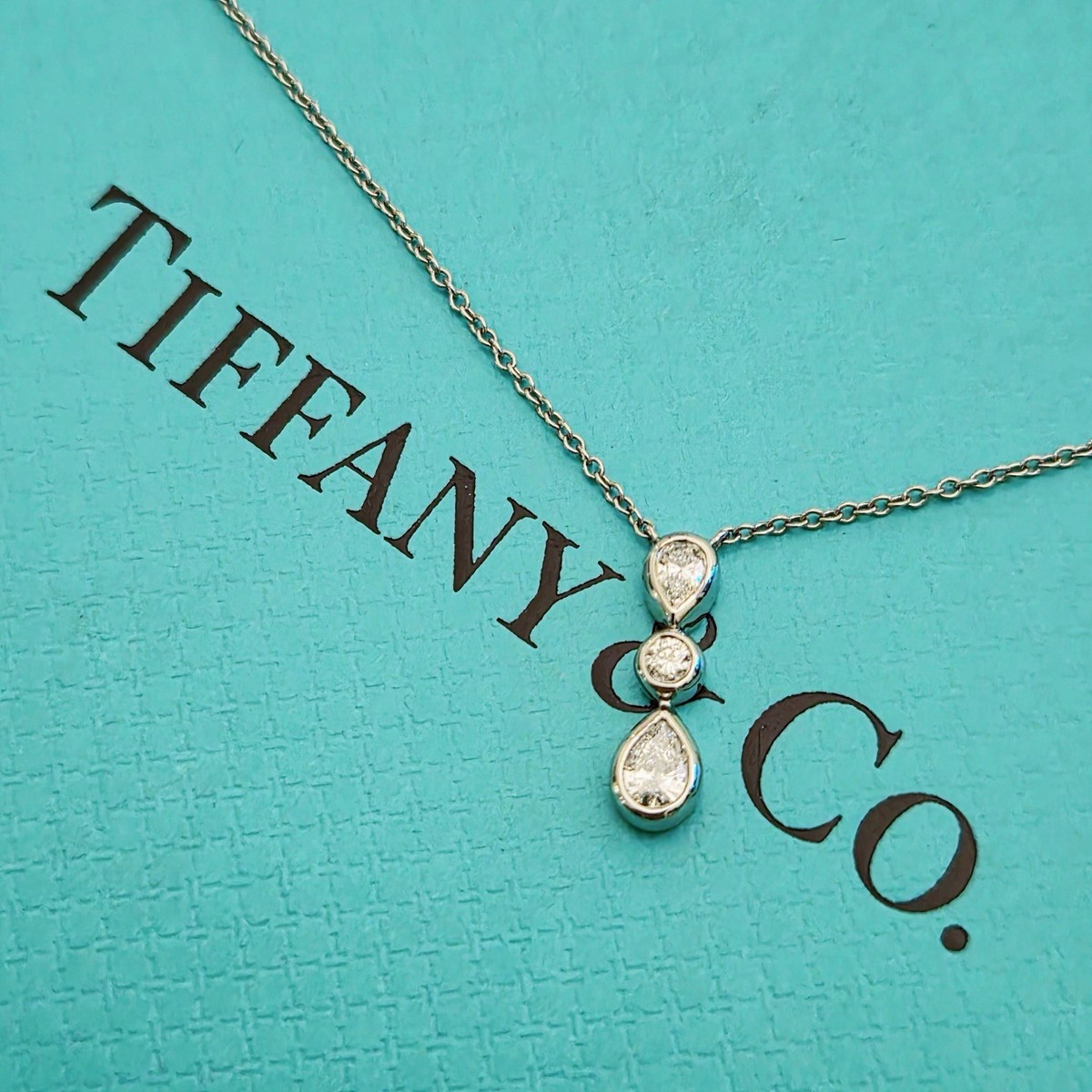 RARE Tiffany & Co. Jazz Tear Drop Pear Shape & Brilliant Cut