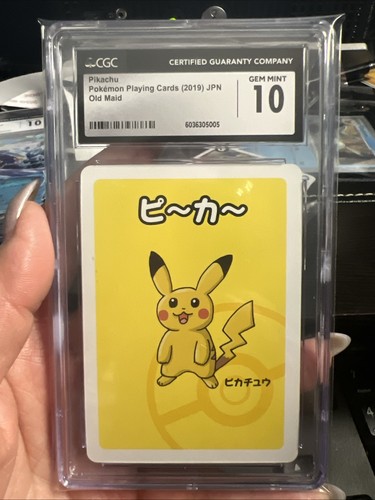 2019 POKEMON PLAYING CARDS JAPANESE OLD MAID PIKACHU CGC 10