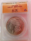 1921 D AU58 NET MORGAN DOLLAR VAM 1G FUN WITH 21 DIE VARIETY FREE SHIPPING IN US
