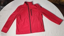 Calvin Klein zip women's Women's Red Lightweight Zip-Front Jacket, Size M