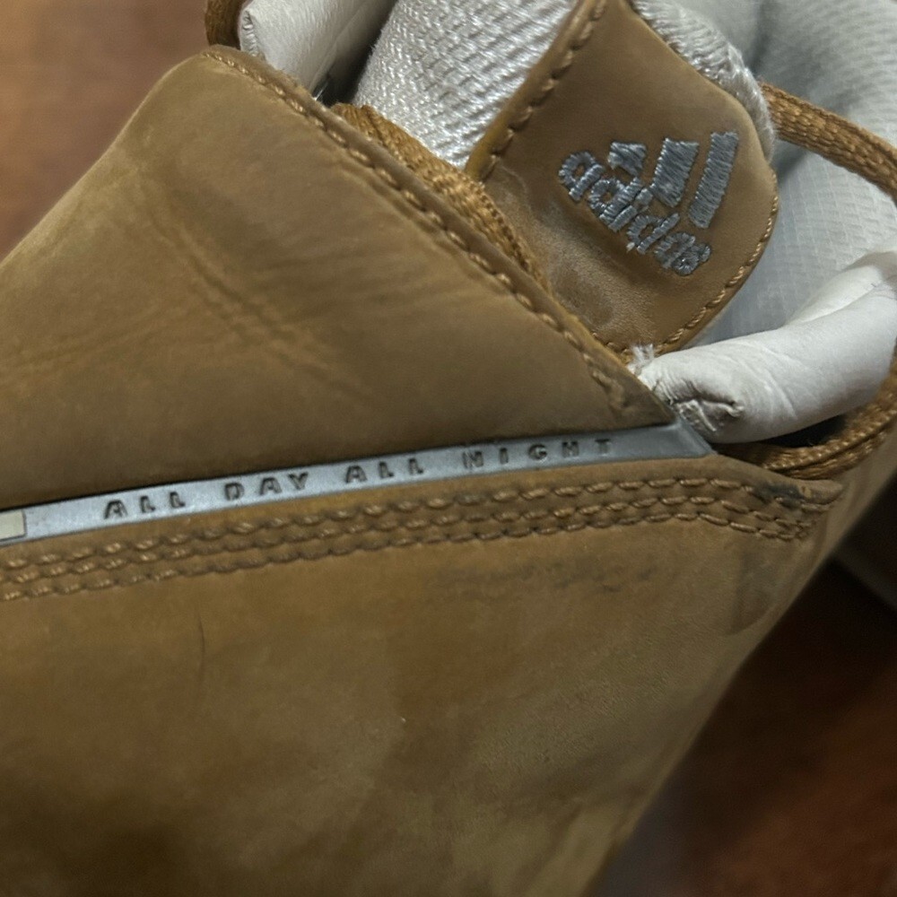 ADIDAS ADAN All Day All Night Shoes Wheat Gold Sneakers Tan Suede